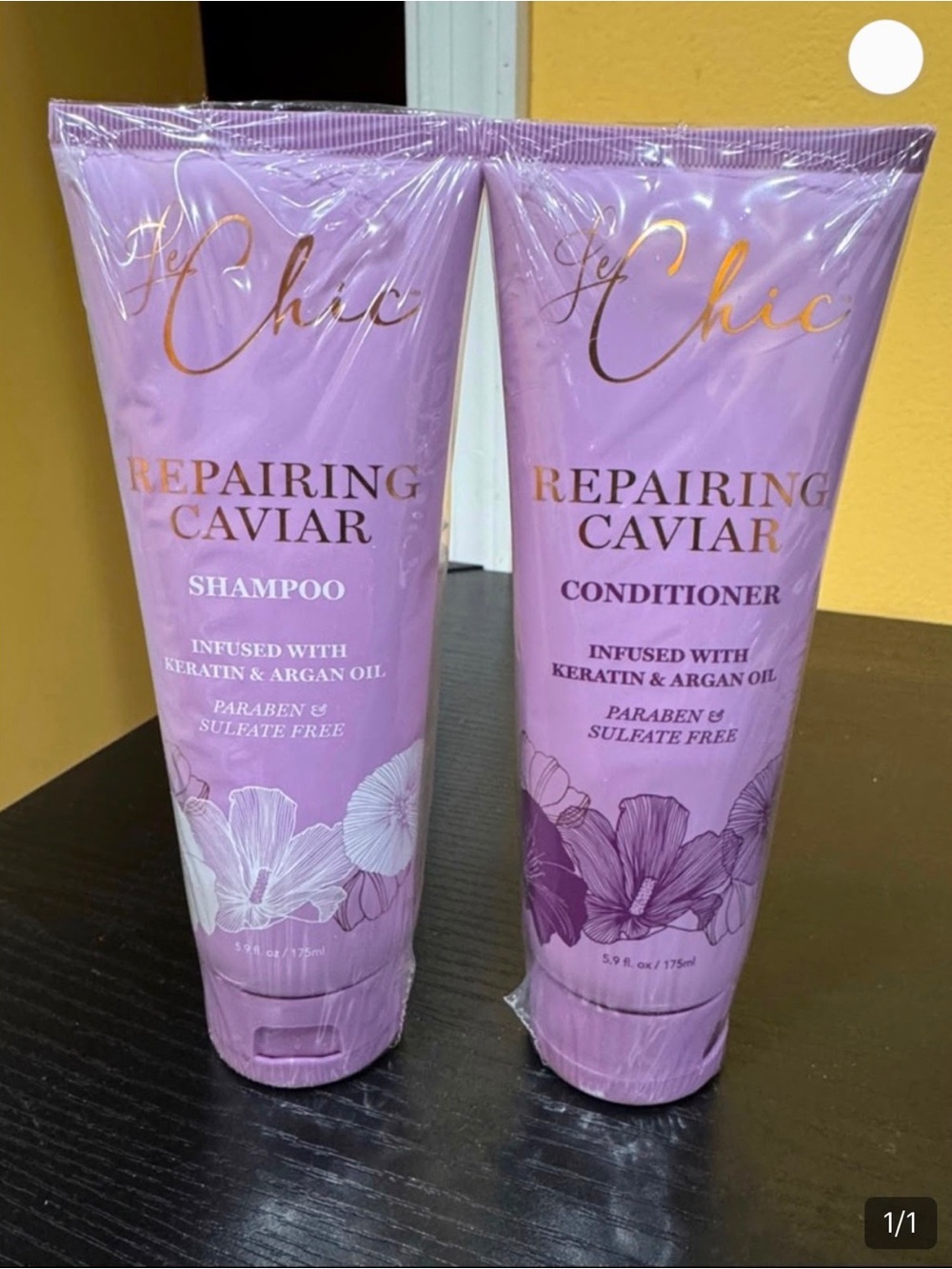 chic Repairing Caviar Shampoo & Conditioner Set - Lavender Purples